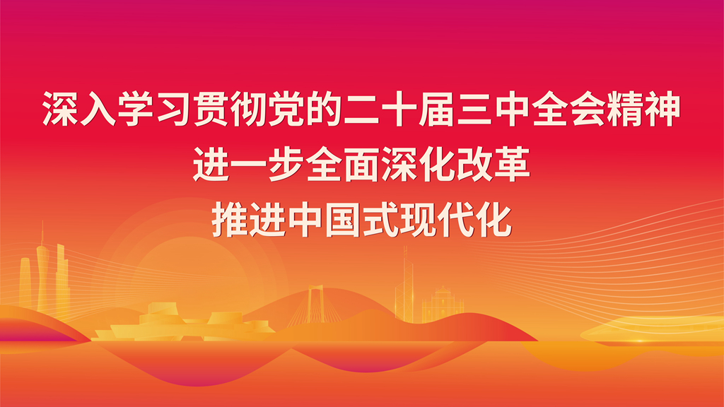 深入學習貫徹黨的二十屆三中全會精神 進一步全面深化改革推進中國式現代化